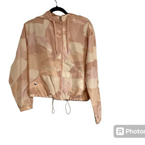 Outer edge  bomber jacket SM cotton candy pink camouflage Y2K gorpcore j…
